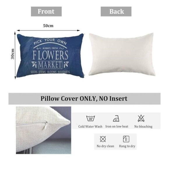 Farmhouse Throw Pillows Covers(set of 4) NWOT - Picture 3 of 5